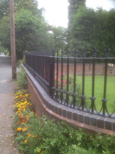 Commissioned to do large Railings and gates to large house in Dickens Heath, Solihull