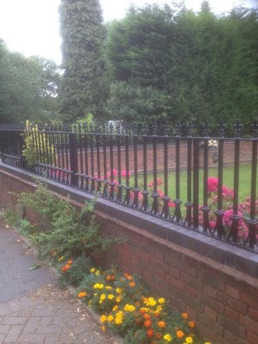 Commissioned to do large Railings and gates to large house in Dickens Heath, Solihull