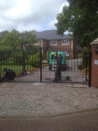 Commissioned to do large Railings and gates to large house in Dickens Heath, Solihull